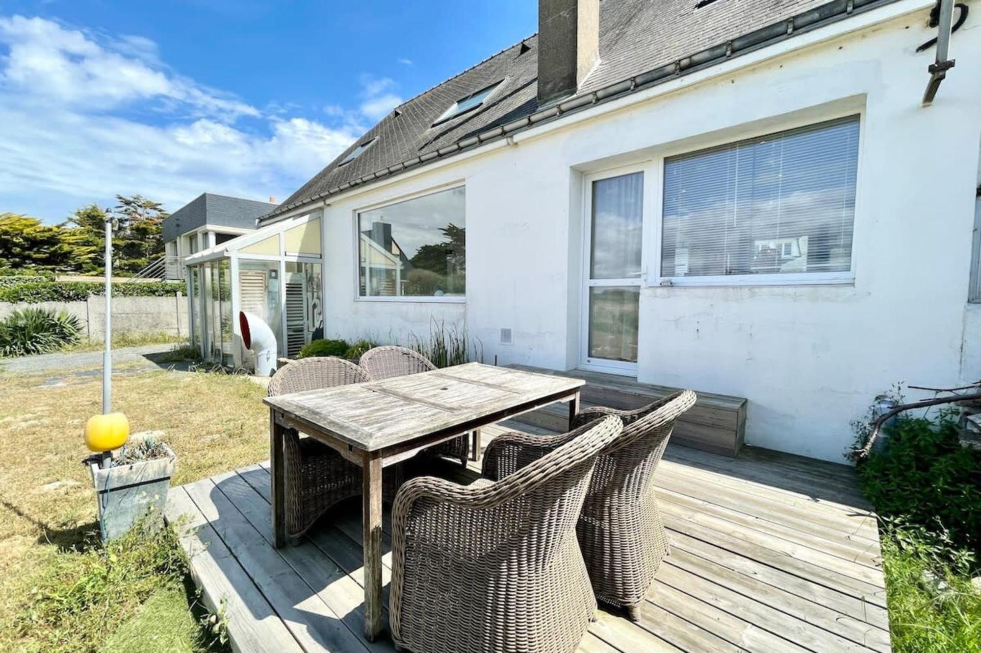 Maison Ultra Coconning Jardin Face Aux Plages Ploemeur Bagian luar foto