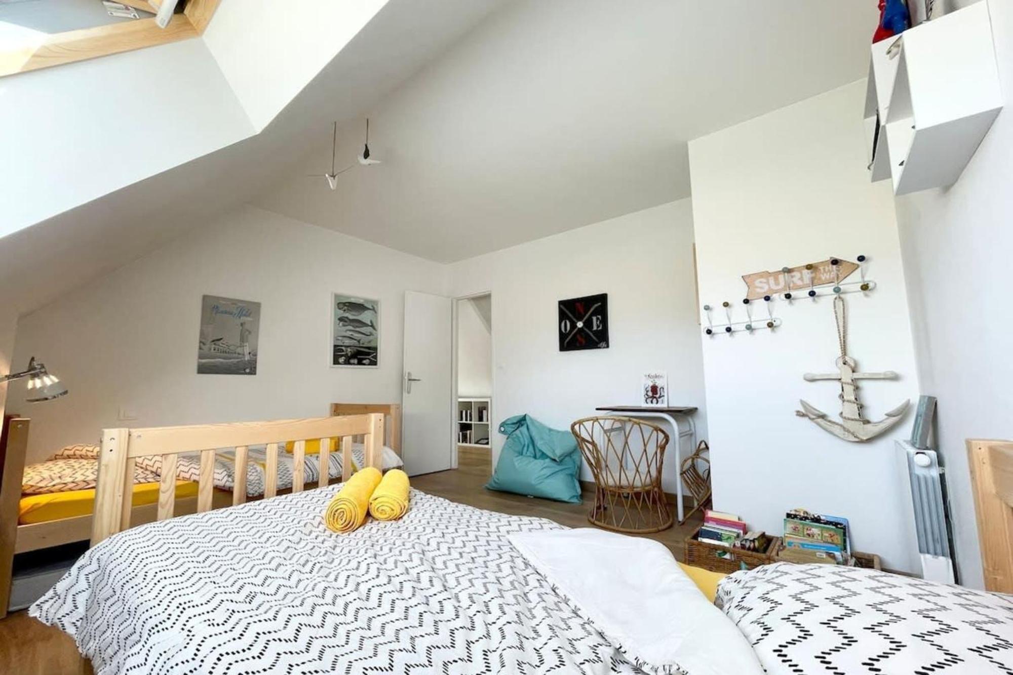 Maison Ultra Coconning Jardin Face Aux Plages Ploemeur Bagian luar foto