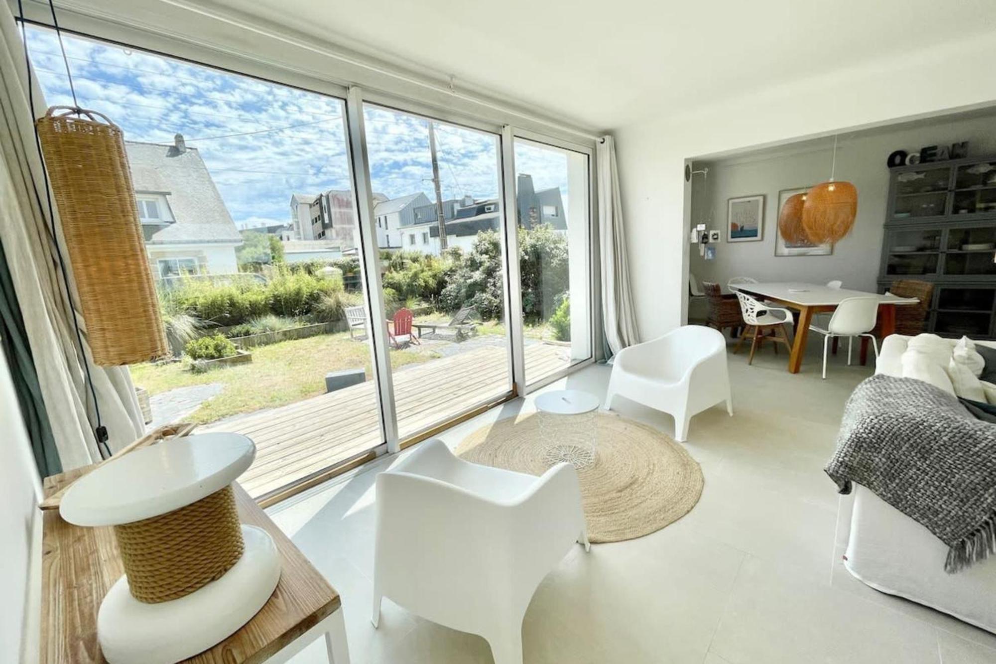 Maison Ultra Coconning Jardin Face Aux Plages Ploemeur Bagian luar foto