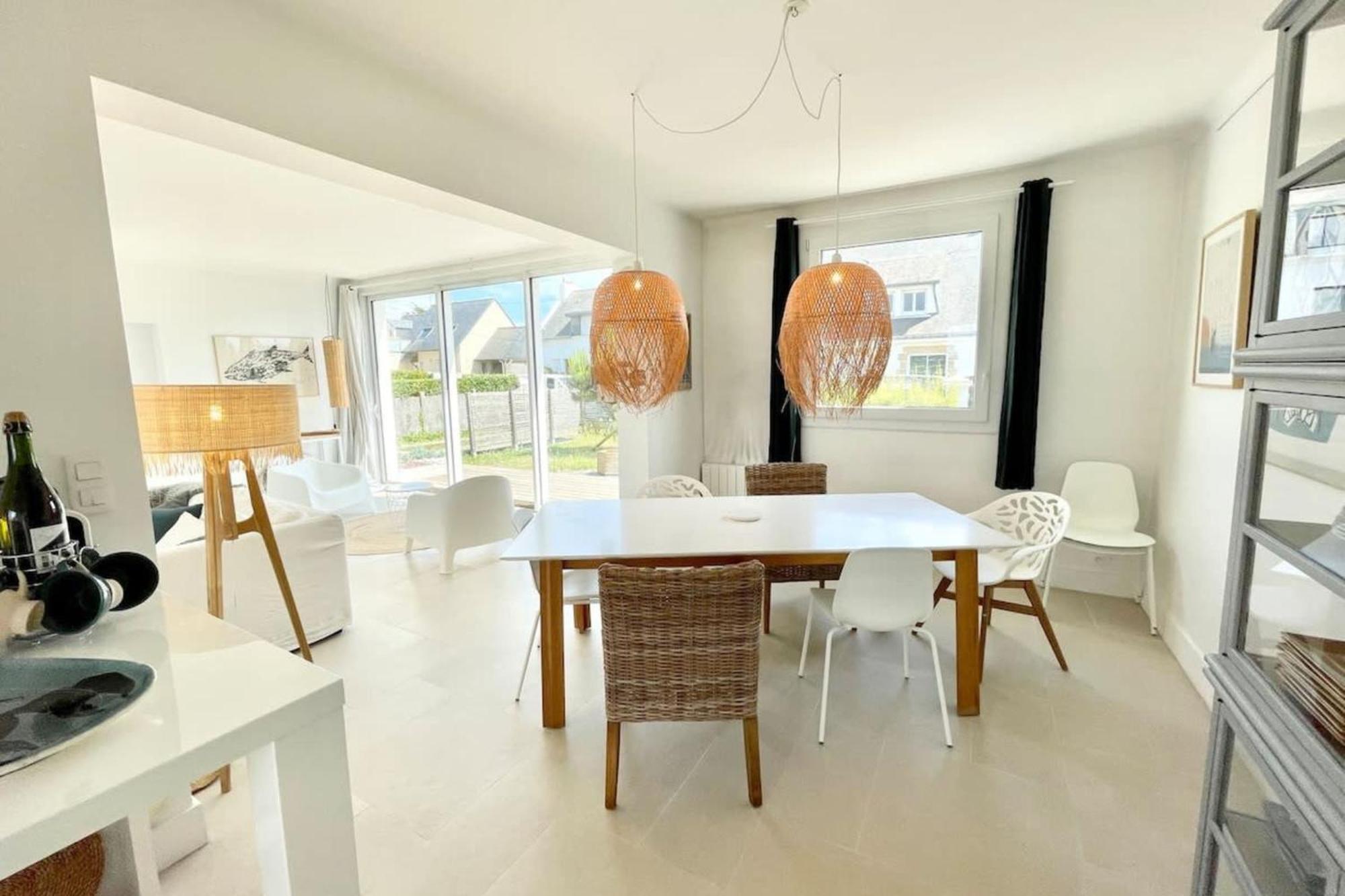 Maison Ultra Coconning Jardin Face Aux Plages Ploemeur Bagian luar foto