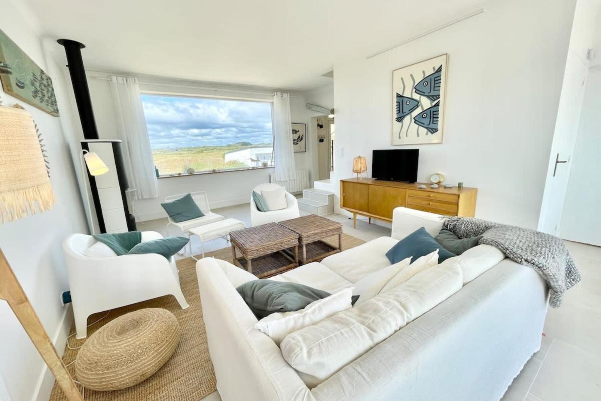 Maison Ultra Coconning Jardin Face Aux Plages Ploemeur Bagian luar foto